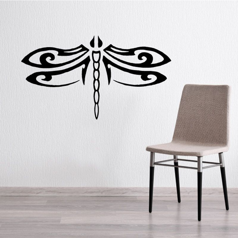 Image of Lovely Spread Wings Dragonfly Decal