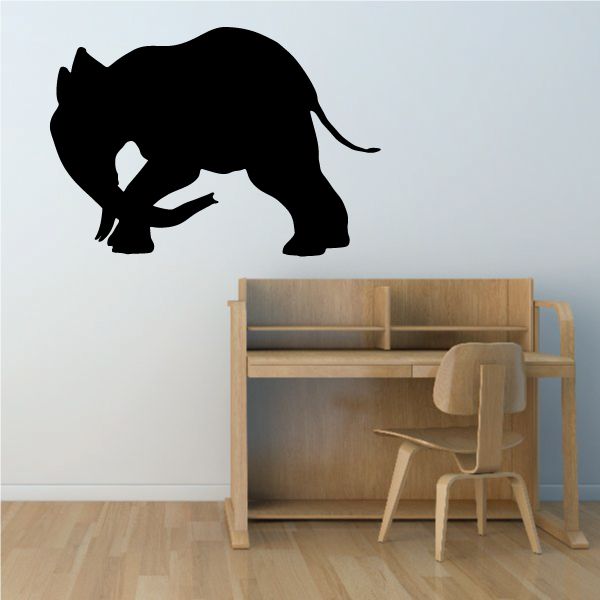 Image of Lowering Elephant Decal