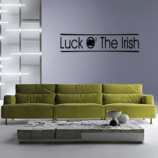 Image of Luck O' The Irish Clover Decal