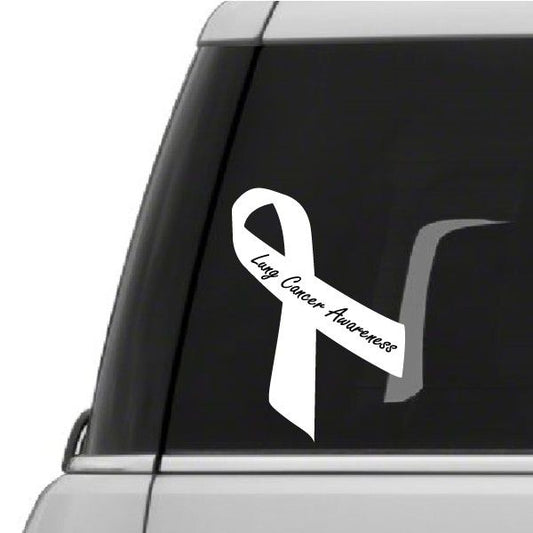 Image of Lung Cancer Vinyl Sticker