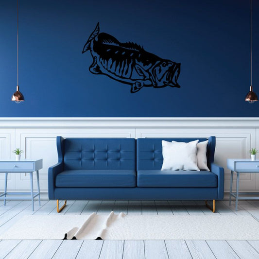 Image of Lurking Bass Fish Decal