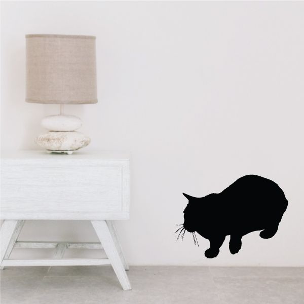 Image of Lurking Cat Decal