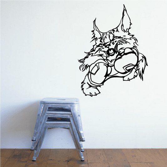 Image of Lynx Cat Boxing Decal 