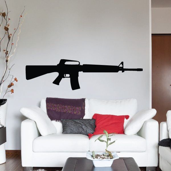 M16 Assault Rifle Decal – Vinyl Disorder