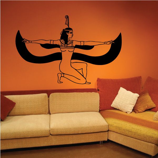 Image of Maat Egyptian Wall Decal - Vinyl Decal - Car Decal - MC67