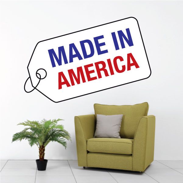 Image of Made in America Tag Sticker