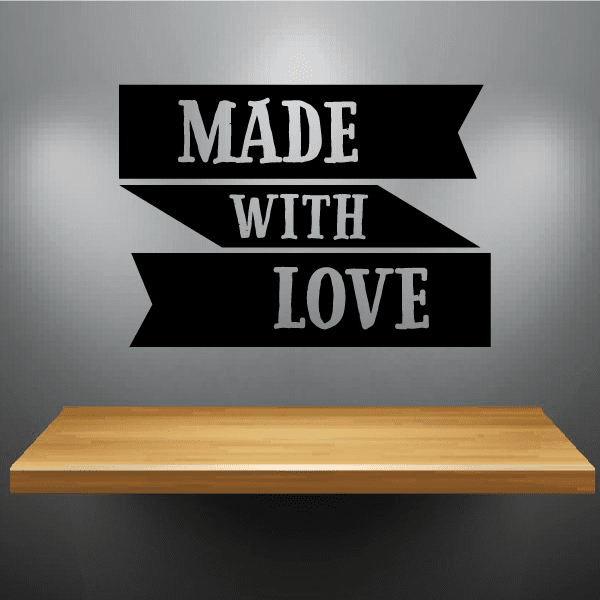 Image of Made With Love Decal