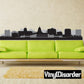 Madison Wisconsin skyline wall decal, black silhouette