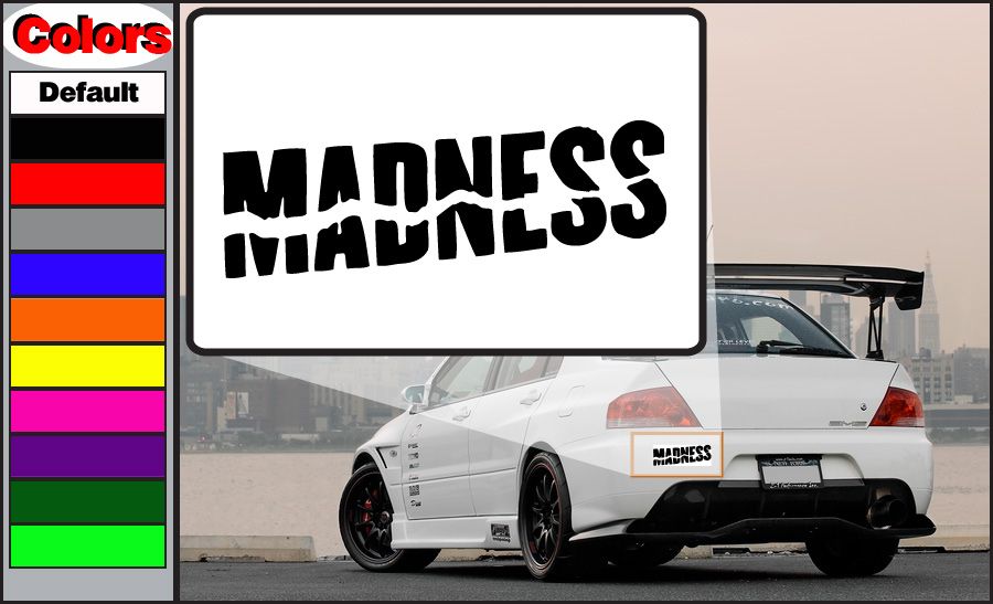 Image of Madness Decal