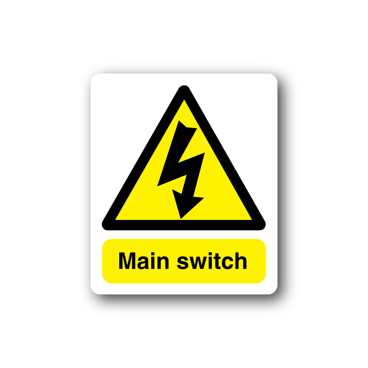 Image of Main Switch Sticker