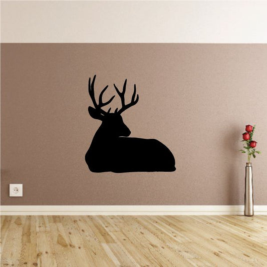 Image of Majestic Deer Looking Resting Decal