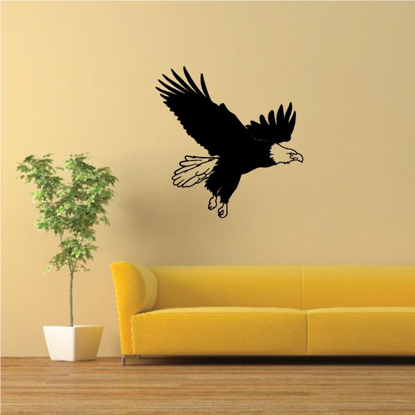 Image of Majestic Eagle Fluttering Decal