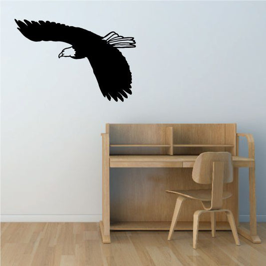 Image of Majestic Eagle Hovering Decal