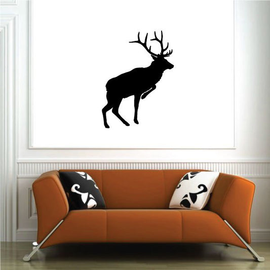 Image of Majestic Elk Perched Decal