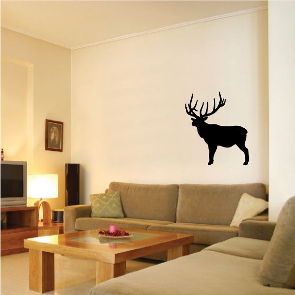 Image of Majestic Elk Standing Still Decal