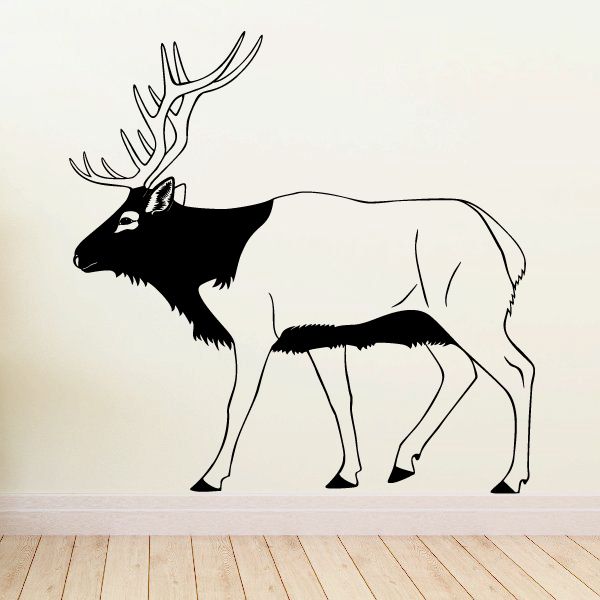 Image of Majestic Elk Strolling Decal