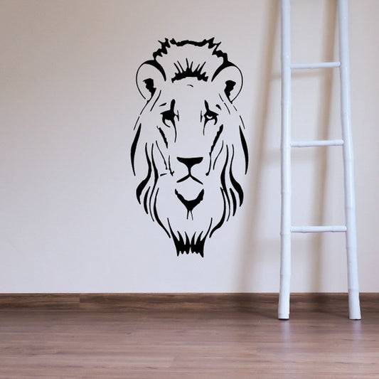 Image of Majestic Lion Head Decal