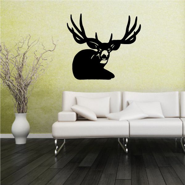 Image of Majestic Resting Deer Decal