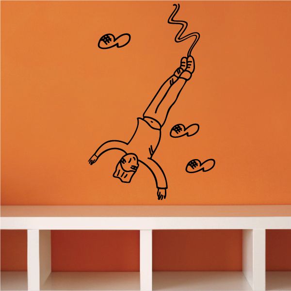 Image of Male Bungee Jumping Decal