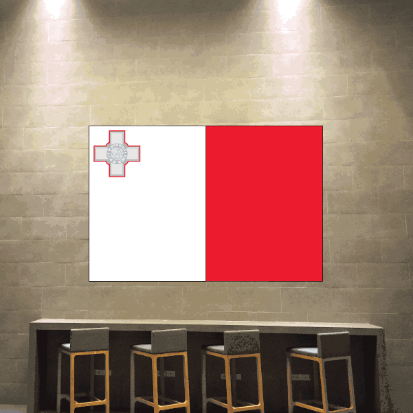 Image of Malta Flag Sticker 