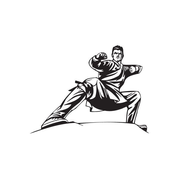 Image of Martial Arts Wall Decal - Vinyl Decal - Car Decal - DC 010