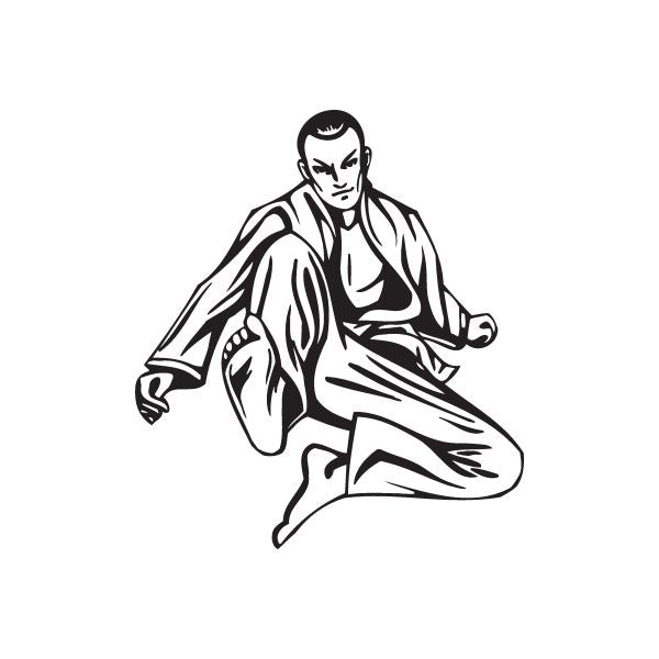 Image of Martial Arts Wall Decal - Vinyl Decal - Car Decal - DC 011