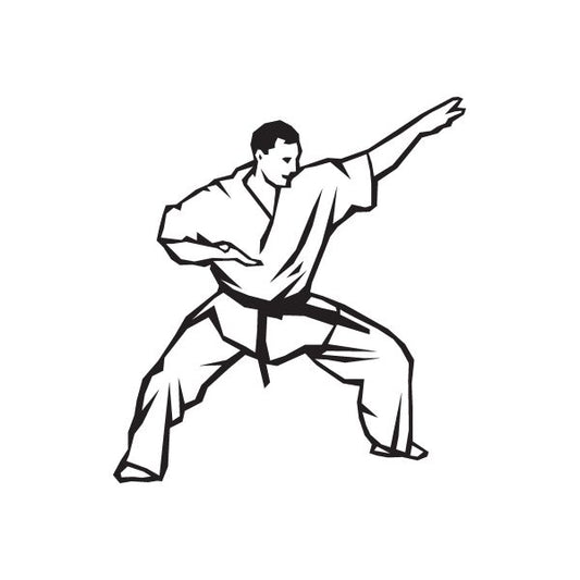 Image of Martial Arts Wall Decal - Vinyl Decal - Car Decal - DC 016