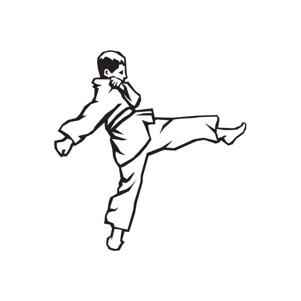 Image of Martial Arts Wall Decal - Vinyl Decal - Car Decal - DC 019