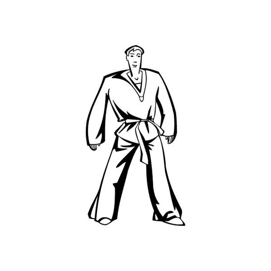 Image of Martial Arts Wall Decal - Vinyl Decal - Car Decal - DC 021