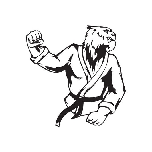 Image of Martial Arts Wall Decal - Vinyl Decal - Car Decal - DC 025