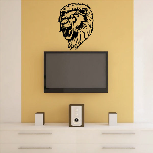 Image of Mascot Lion Wall Decal - Vinyl Decal - Car Decal - 003