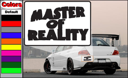 Image of Master Of Reality Decal