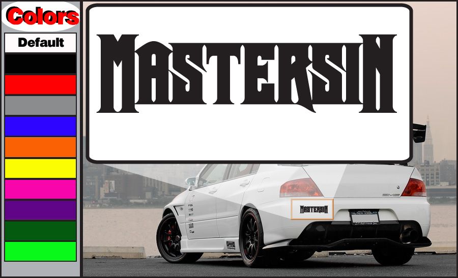 Image of Mastersin Band Decal