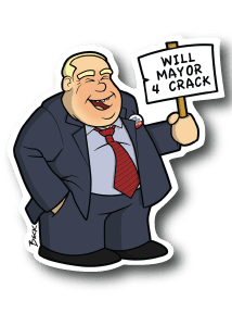 Mayor 4 Crack Vinyl Sticker