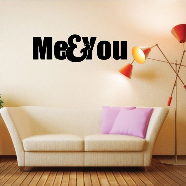 Image of Me and You Decal