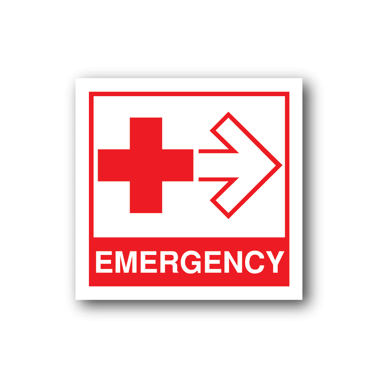 Image of Medical Emergency Sticker