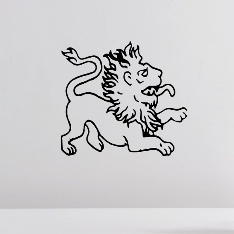 Image of Medieval Lion Decal