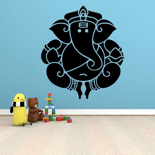 Image of Meditating Lord Ganesh Decal