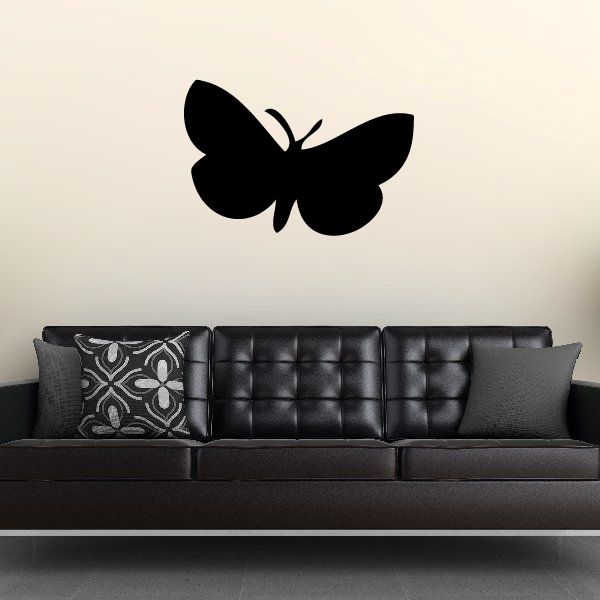 Image of Medium Cute Butterfly SIlhoutte Decal