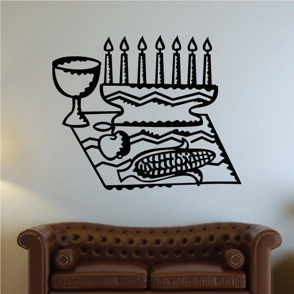 Image of Menorah Decals