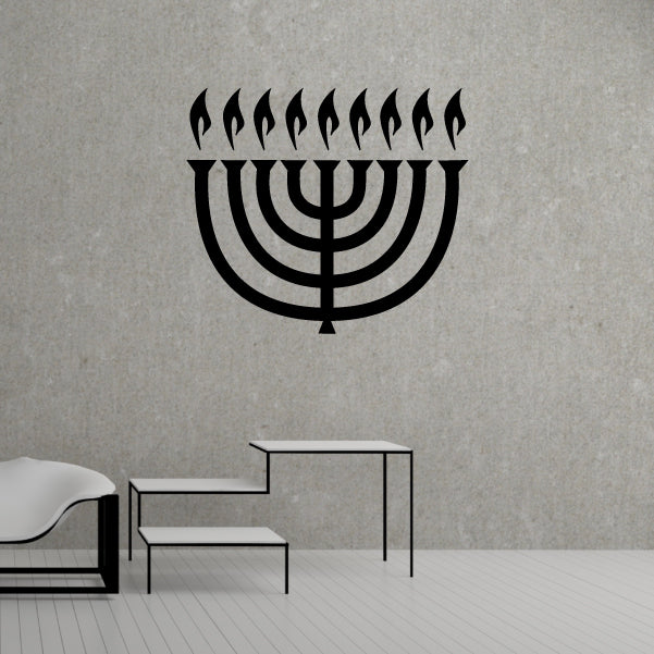 Image of Menorah Decals