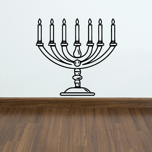 Image of Menorah Decals