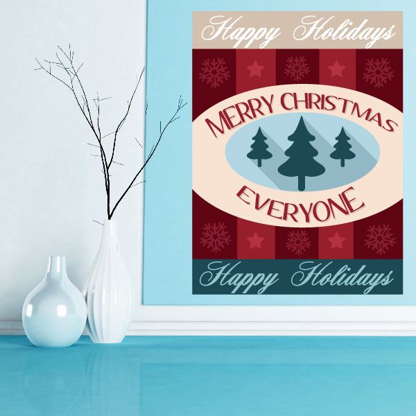 Image of Merry Christmas Everyone Sticker