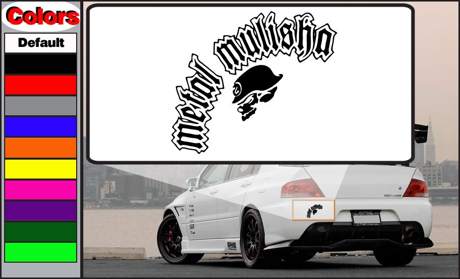 Image of Metal Mulisha Arch Decal