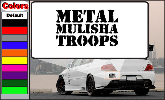 Image of Metal Mulisha Troops Decal