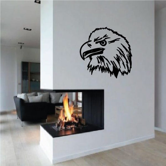 Image of Mighty Eagle Head Decal