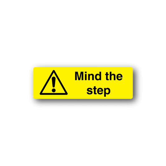 Image of Mind The Step Sticker