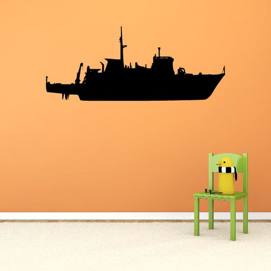 Image of Minesweeper Boat Decal