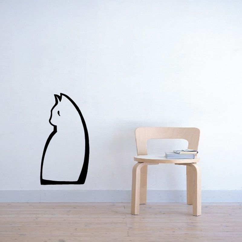 Image of Minimal Cat Decal