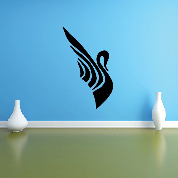 Image of Minimal Swan Decal